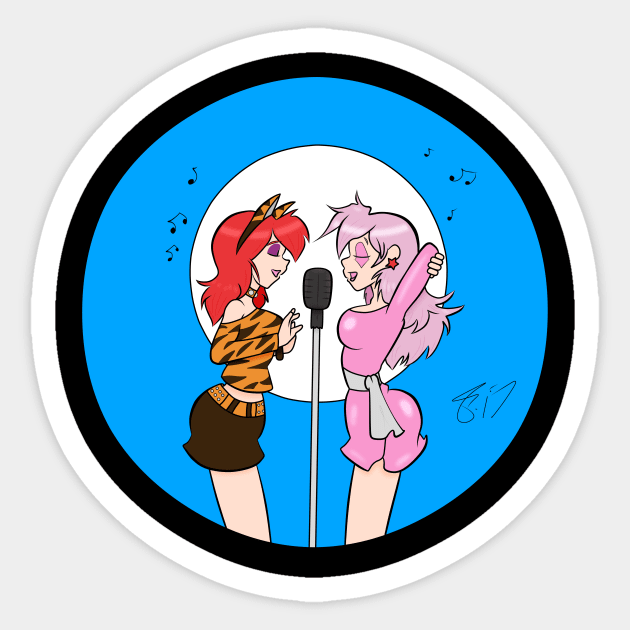 Cartoon Duet Sticker by Spawnfyre